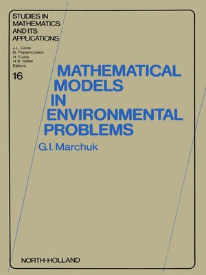 cover image of Mathematical Models in Environmental Problems
